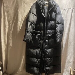 Women's Black Puffer Coat